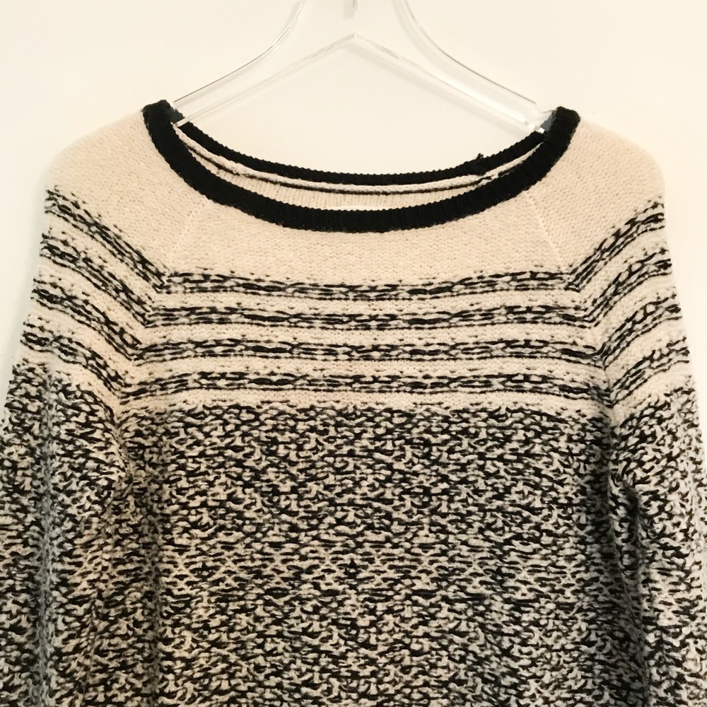 Lou & Grey Cozy Knit Fair Isle Stripe Wool Sweater - Picture 2 of 7